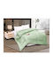 Silk Fashion Κουβερτοπάπλωμα Μονό 160x220εκ. Solid Light Green 320 GSM