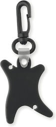 Kopfhörerverstärker Kabel Organizer Clip Schwarz Kunststoff 10x4x0,3