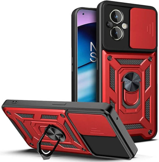 Bodycell Slide Cover Задна корица Червен (Realme C67 )