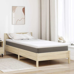 vidaXL Matratzentopper Einzel Polyester 90x190x6cm