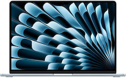 Apple MacBook Air 15.3" IPS Retina Display (M4-10-ядрен/24GB/1TB SSD/10-Core GPU) с Apple зарядно устройство 30W Небесносиньо (Международен английски език)