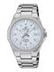 Casio Edifice Men's Watch Battery with Silver Metal Bracelet