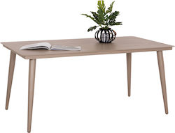 Τραπέζι Καθιστικού Catering Higer Πτυσσόμενο 160x90x78 Καπουτσίνο
