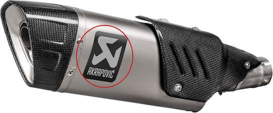 Αυτοκολλητο Αλουμινιου Heatproof P-vst18al A236 Εξατμισεις Akrapovic Akrapovic