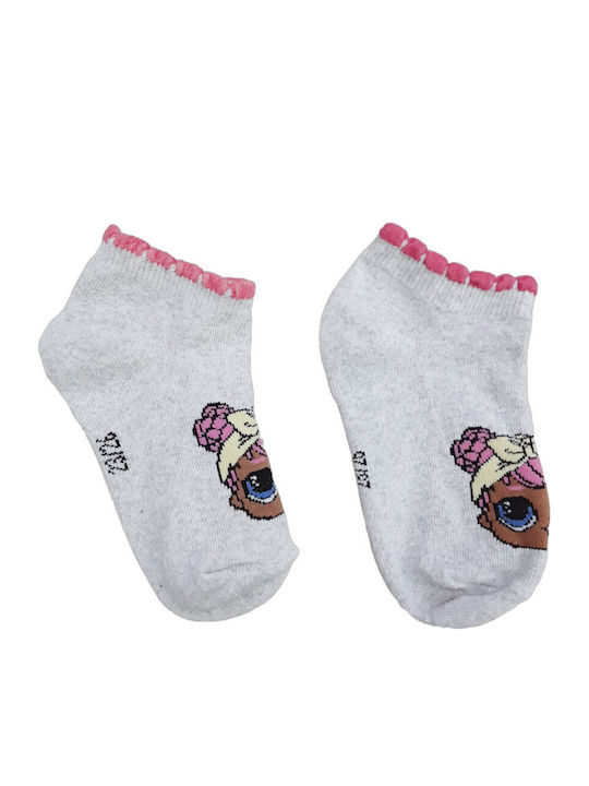 Nickelodeon Kids' Ankle Socks Ice Grey Melange