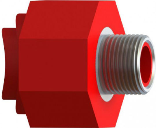 Interplast Pp-r Pn-25 Șa De Alimentare Masculină 40 X 1/2'' X 25