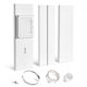 Vevor Dryer Vent Window Kit Fits 101.6 Mm Hose Adjustable Sliding Windows