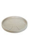 Atmosphera Round Stone Decorative Platter Gray 37x37cm