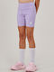 Kids Legging Cycling Short Purple