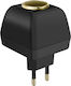 Female Cigarette Lighter Socket Adapter to Power Outlet 220V-12V