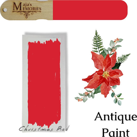 Effekt Patina Antique Paint Maja's Memories 150ml Weihnachtsrot