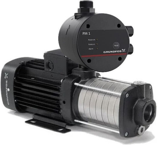 Grundfos 97530168 Πολυβάθμιο Μονοφασικό Πιεστικό Συγκρότημα Νερού Χωρίς Δοχείο 1.21hp