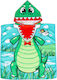 Green Crocodile Παιδικό Πόντσο Κουκούλα Queen Mother