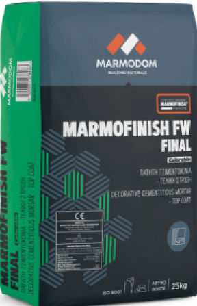 Marmodom Marmofinish Fw Final 25kg/Bag – Final Layer Of Troweled Cement Mortar