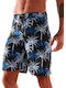 Costum De Baie Bărbat Bermude Blue Floral