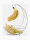 Horwood Obstschale Metallisch Silber 27x43cm