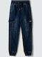Kinder Schlaghose Jeans Blau