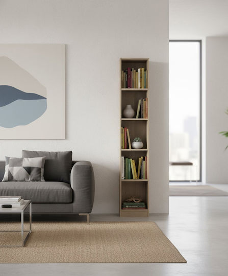Bibliothek Eliot 5s Beige 30x30x180cm