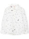 Kinderhemden Polka Dot Langärmelig Weiß