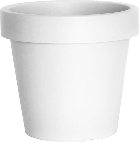 Γλαστρα Στρογγ Iris 55lt-d50x44h Cm-λευκο