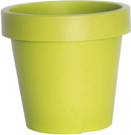 Blumentopf Iris 1 5lt-d16x14 5h cm- Grün/Gelb