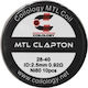 Prebuilt Mtl Clapton Ni80 0.92ohm Coilology Prebuilt