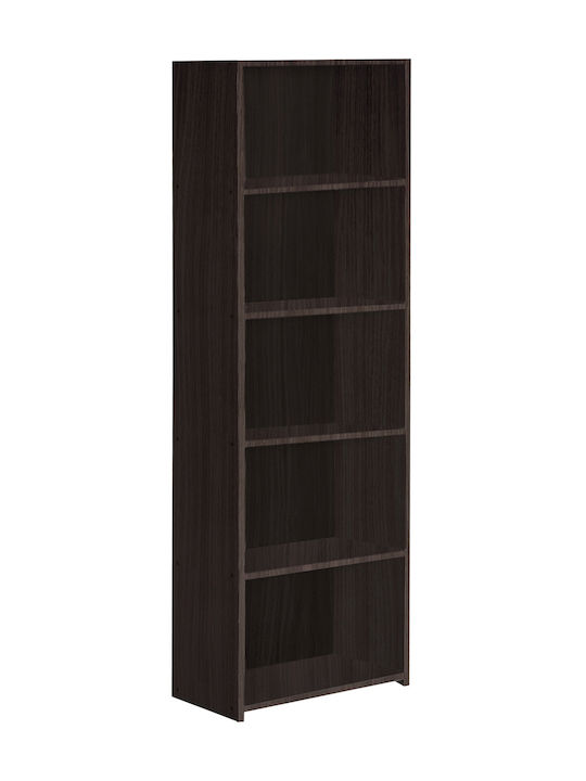 Bibliotecă Eliot 5s Wenge 60x30x180 cm
