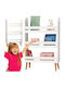Kids Wooden Bookcase White