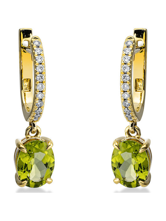 Diamond Group Ohrringe aus Gold 18K mit Diamant