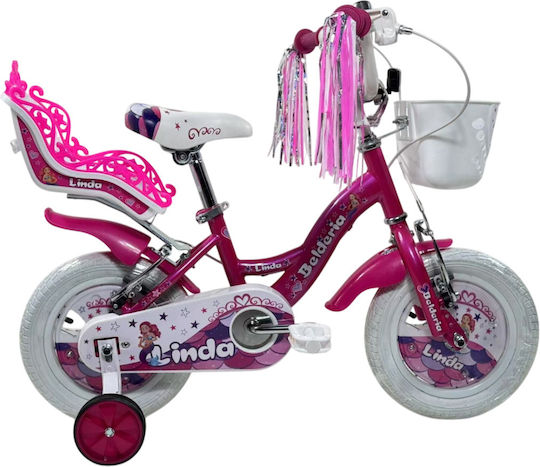 Belderia Linda 12" Kids' City Bicycle With Aluminum Frame Pink