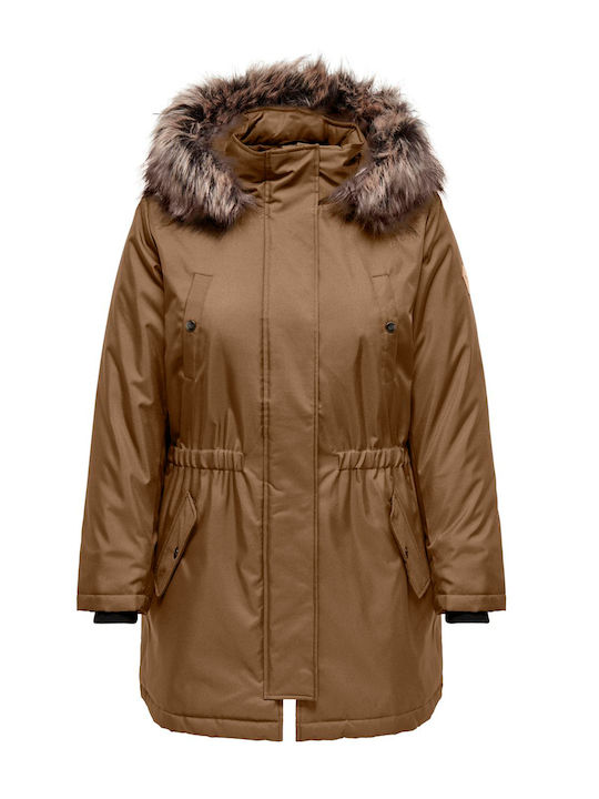 Only Carmakoma Women's Long Parka Jacket for Wi...