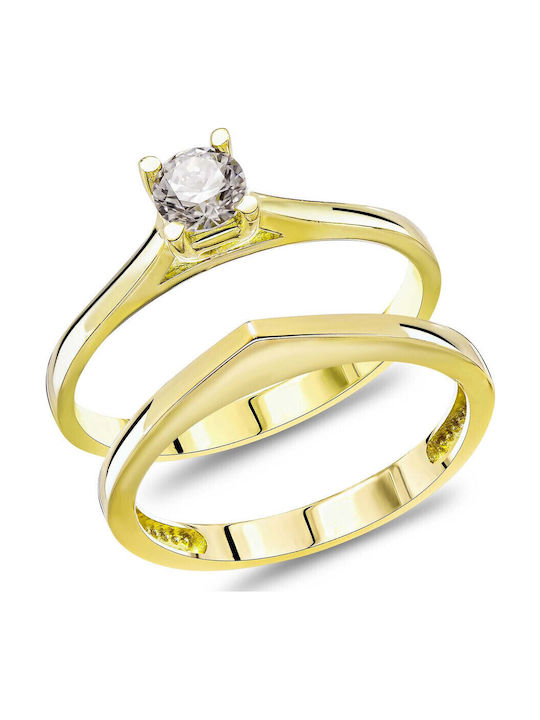 Kiriakos Gofas Damen Gold 14K Ringe