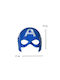 Plastic Captain America Mask 20x17 Blue Carnival Universal
