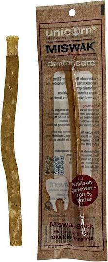 Unicorn Miswak Dental Care Wood Οδοντόβουρτσα Καφέ