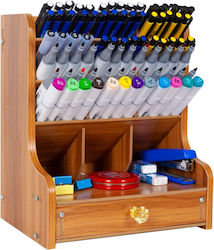 Multifunktionaler Holz-Schreibtischorganisator Schublade 20x15x25 cm