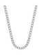 Kiriakos Gofas Chain Neck made of Steel Thin Thickness 2.8mm