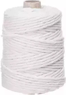 Cotton Twisted Cord 5mm 100m White
