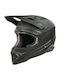 O'Neal 1 Series V.25 Solid Black Motorradhelm Motocross ECE 22.06