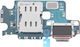 Clappio Conector De Încărcare Usb-c Samsung Galaxy S25 Cititor Sim Albastru