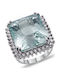 Kiriakos Gofas Ring with Diamond made of White gold 18K