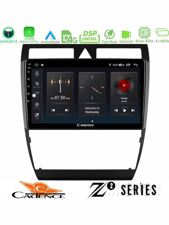 Bizzar Car Audio System for Citroen C5 Audi A6 1997-2004 (Bluetooth/USB/WiFi/GPS/Apple-Carplay/Android-Auto) with Touch Screen 9"