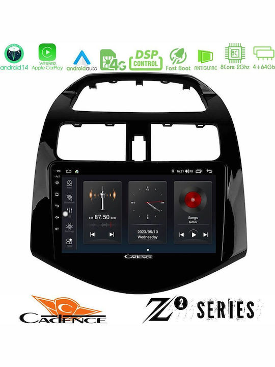 Bizzar Auto-Audiosystem für Chevrolet Funke 2009-2015 (Bluetooth/USB/WiFi/GPS/Apple-Carplay/Android-Auto) mit Touchscreen 9"