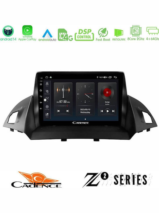 Bizzar Car Audio System for Ford C-Max / Kuga 2011 (Bluetooth/USB/WiFi/GPS/Apple-Carplay/Android-Auto) with Touch Screen 9"