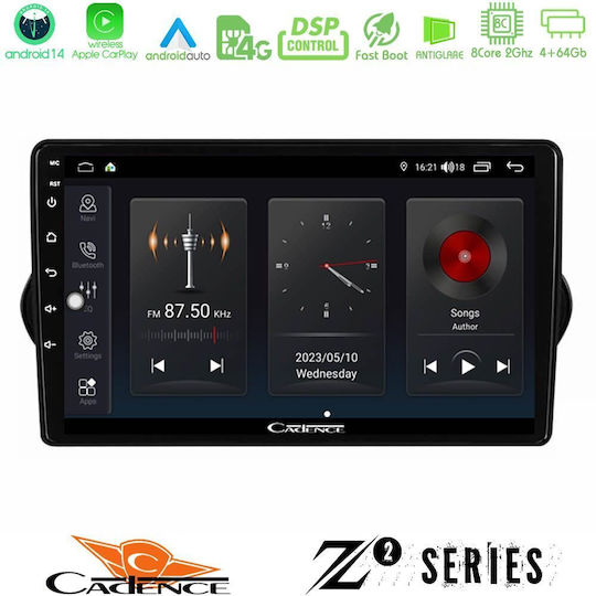 Bizzar Автомобилна Аудио Система (Блутут/USB/WiFi/GPS/Apple-Carplay/Android-Auto) с Тъчскрийн 9"