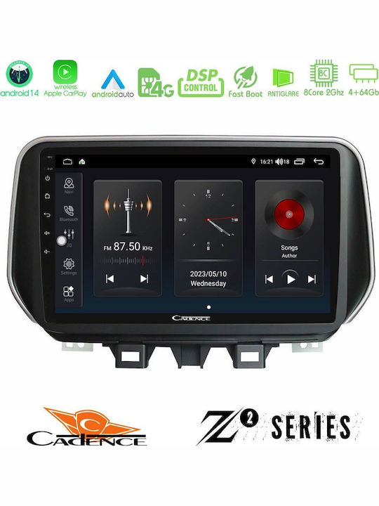 Bizzar Car Audio System for Hyundai iX35 2018 – 2020 (Bluetooth/USB/WiFi/GPS/Apple-Carplay/Android-Auto) with Touch Screen 10"