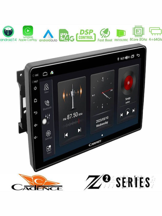 Bizzar Автомобилна Аудио Система (Блутут/USB/WiFi/GPS/Apple-Carplay/Android-Auto) с Тъчскрийн 10"