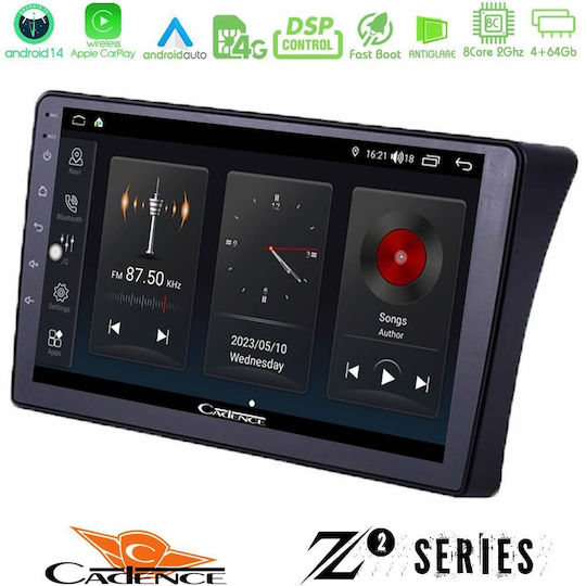 Bizzar Ηχοσύστημα Αυτοκινήτου για Nissan Navara / Pathfinder 2004-2016 (Bluetooth/USB/WiFi/GPS/Apple-Carplay/Android-Auto) με Οθόνη Αφής 9"