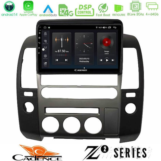 Bizzar Auto-Audiosystem für Nissan Navara / Pfadfinder 2006-2012 (Bluetooth/USB/WiFi/GPS/Apple-Carplay/Android-Auto) mit Touchscreen 9"