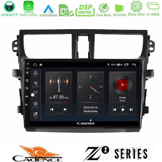 Bizzar Car Audio System for Suzuki Celerio 2014-2020 (Bluetooth/USB/WiFi/GPS/Apple-Carplay/Android-Auto) with Touch Screen 9"