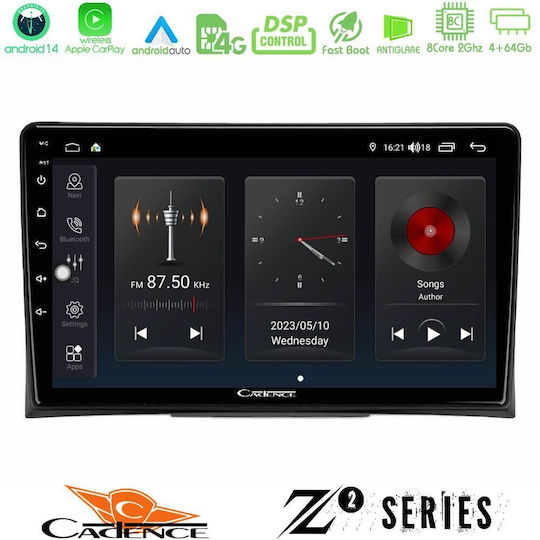 Bizzar Ηχοσύστημα Αυτοκινήτου για Volkswagen Transporter / Golf 2003-2015 (Bluetooth/USB/WiFi/GPS/Apple-Carplay/Android-Auto) με Οθόνη Αφής 9"